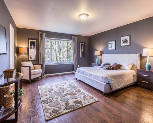 A calm bedroom prepared for sleep